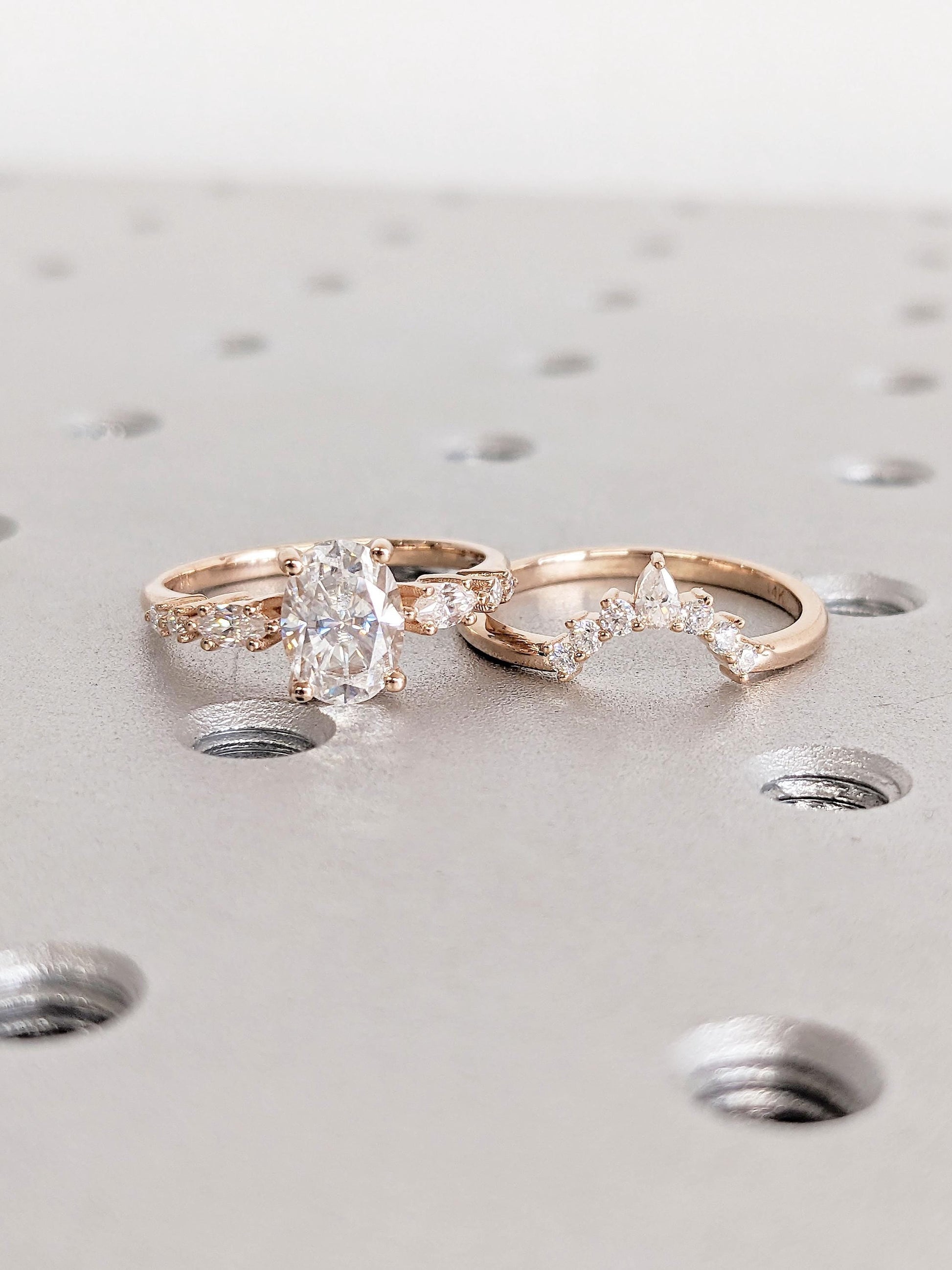1.2 CT Round Solitaire Moissanite Engagement Ring