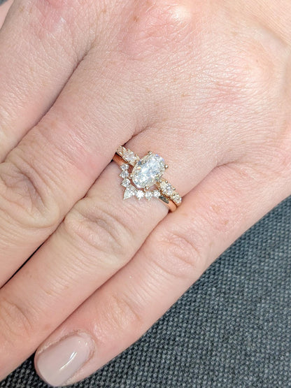 1.2 CT Round Solitaire Moissanite Engagement Ring