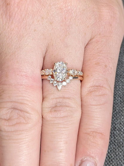 1.2 CT Round Solitaire Moissanite Engagement Ring