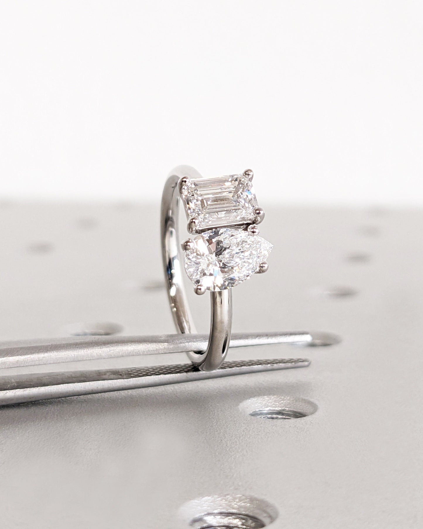 1.2 CT Round Solitaire Moissanite Engagement Ring