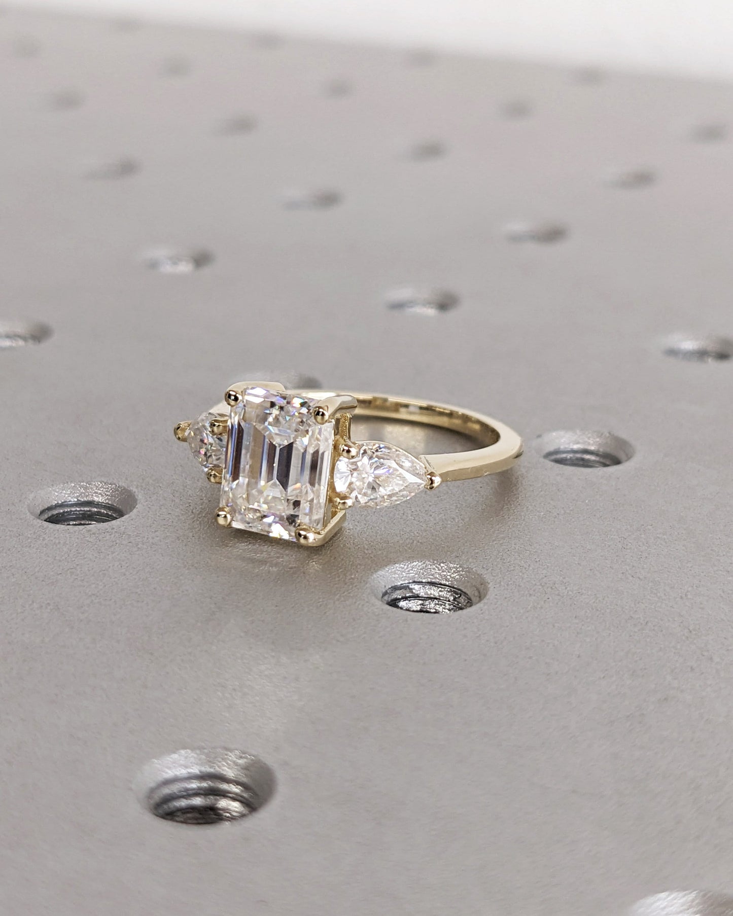 1.2 CT Round Solitaire Moissanite Engagement Ring