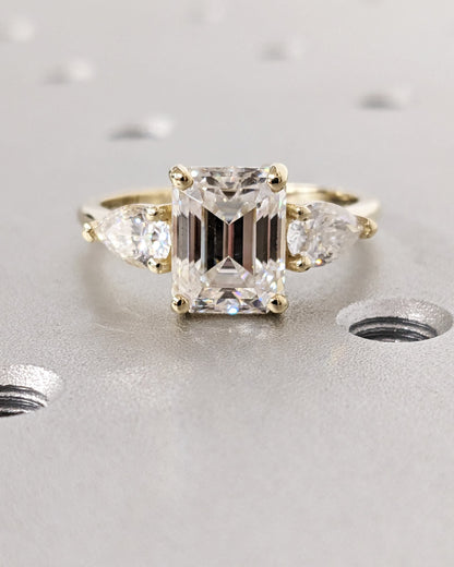 1.2 CT Round Solitaire Moissanite Engagement Ring