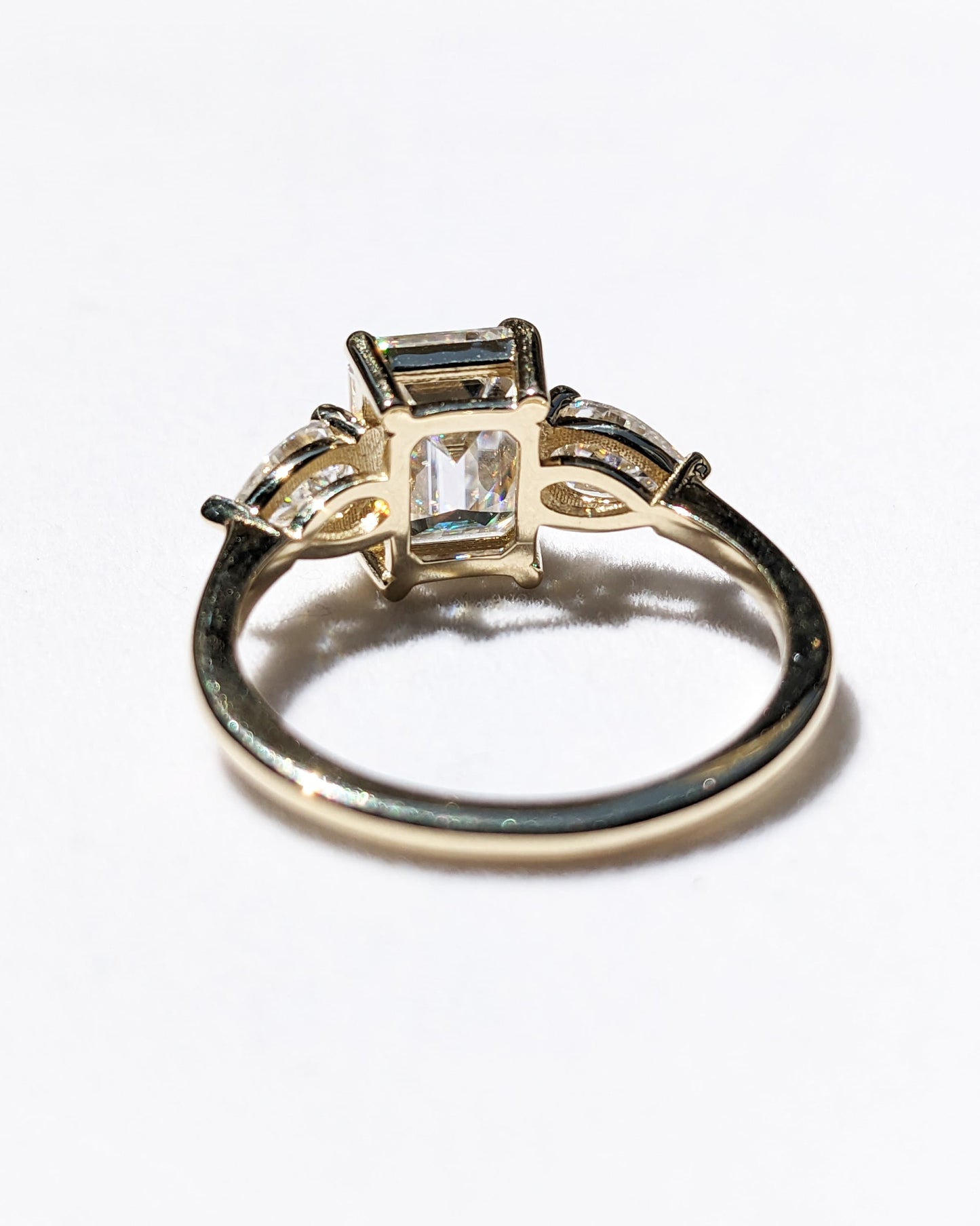 1.2 CT Round Solitaire Moissanite Engagement Ring