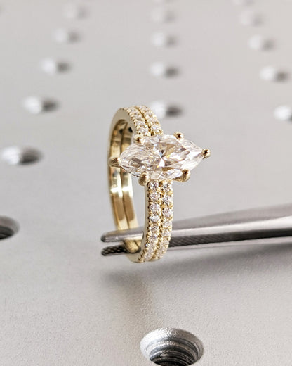 1.2 CT Round Solitaire Moissanite Engagement Ring