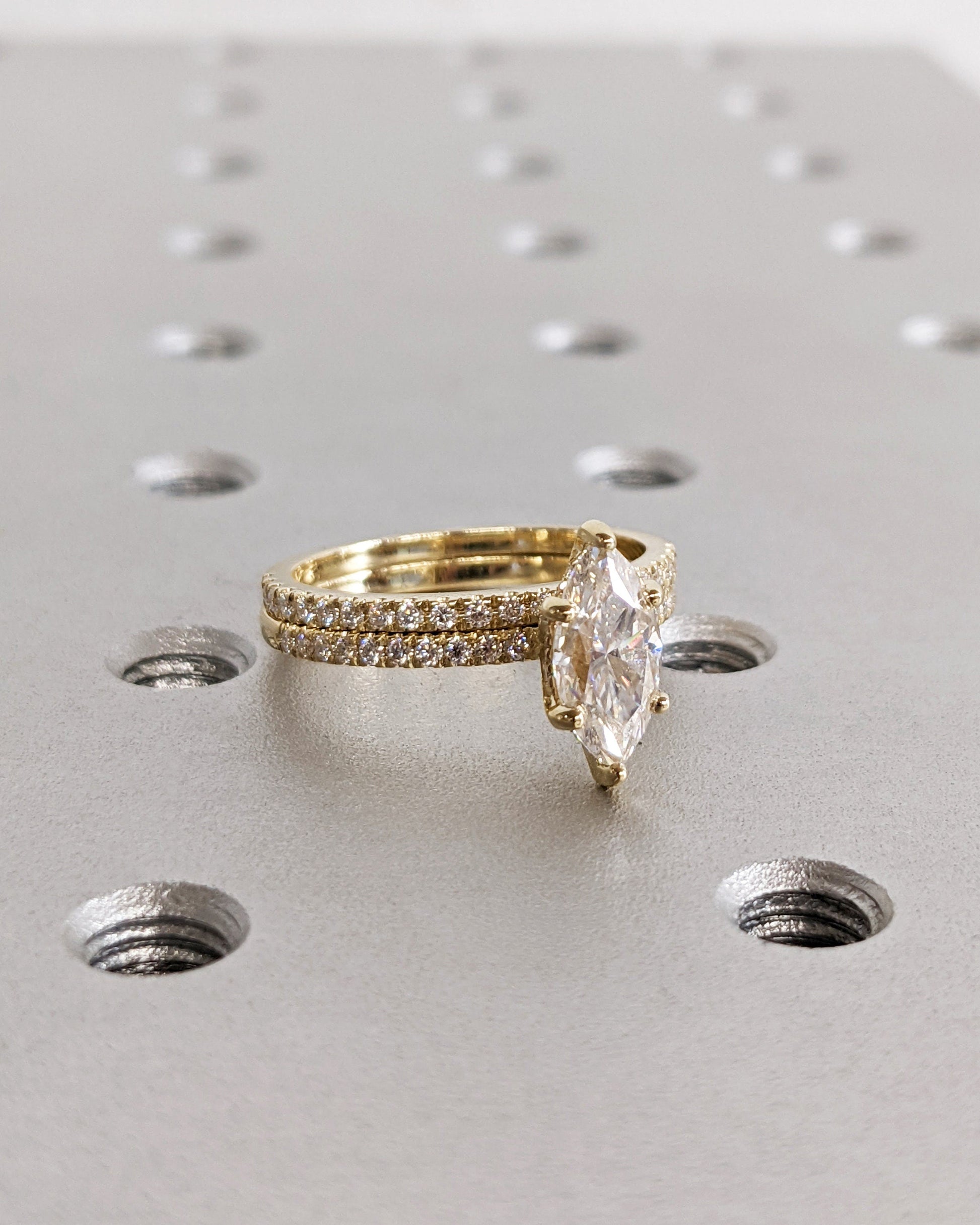 1.2 CT Round Solitaire Moissanite Engagement Ring