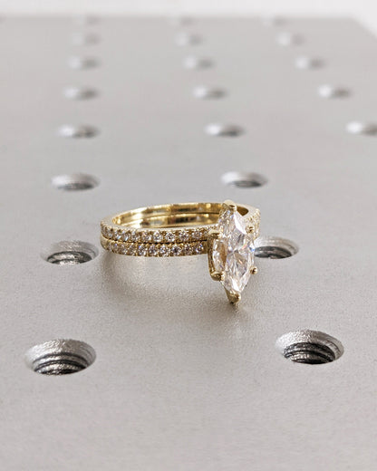 1.2 CT Round Solitaire Moissanite Engagement Ring