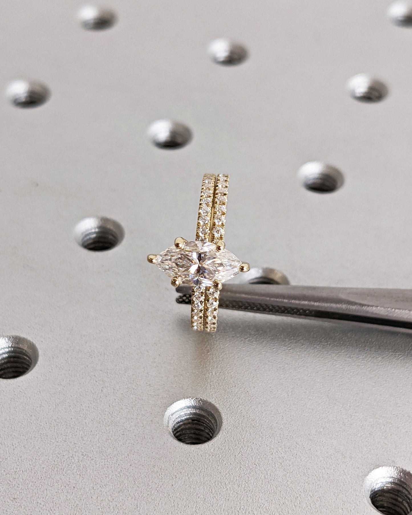1.2 CT Round Solitaire Moissanite Engagement Ring