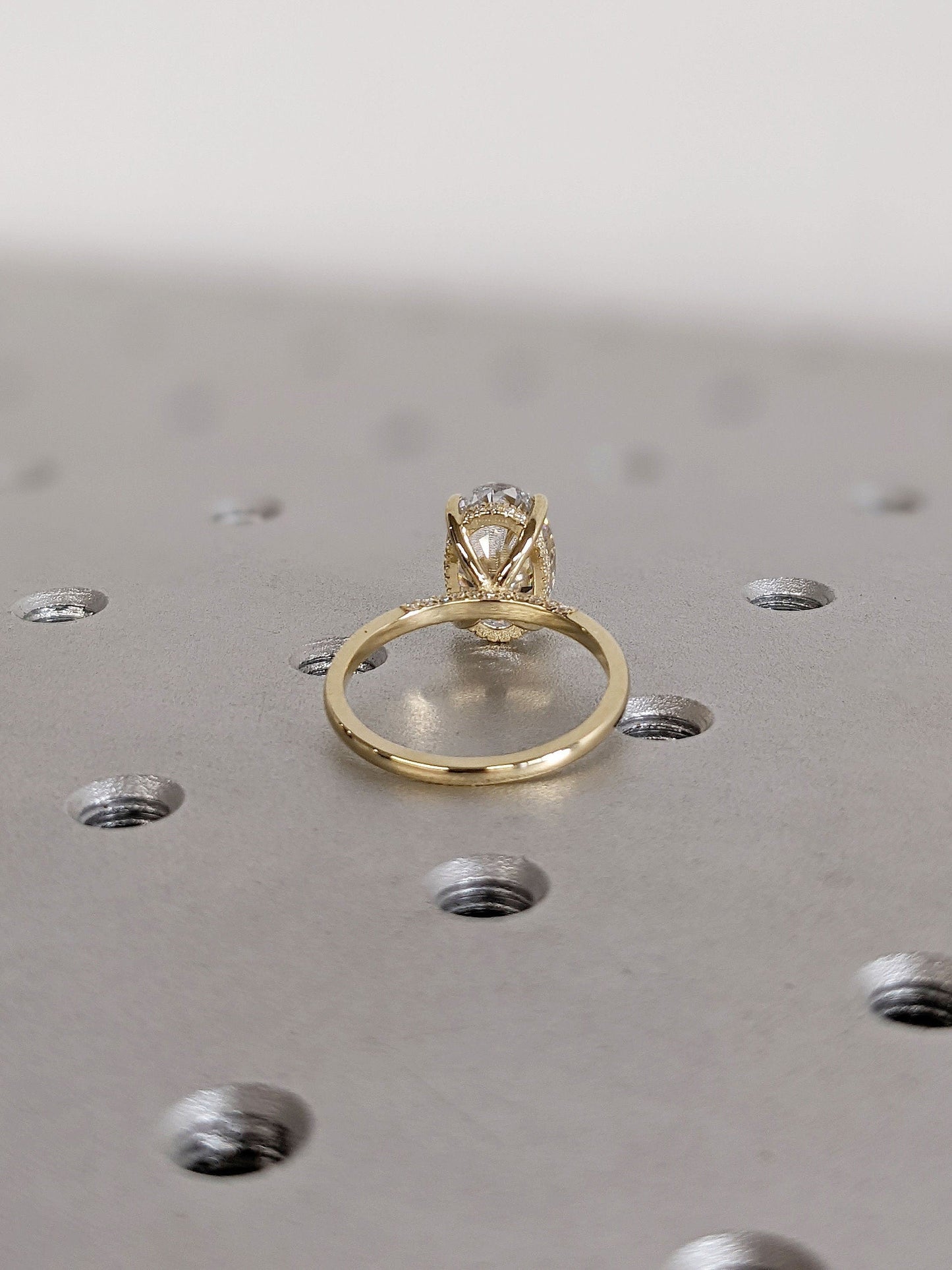 1.2 CT Round Solitaire Moissanite Engagement Ring