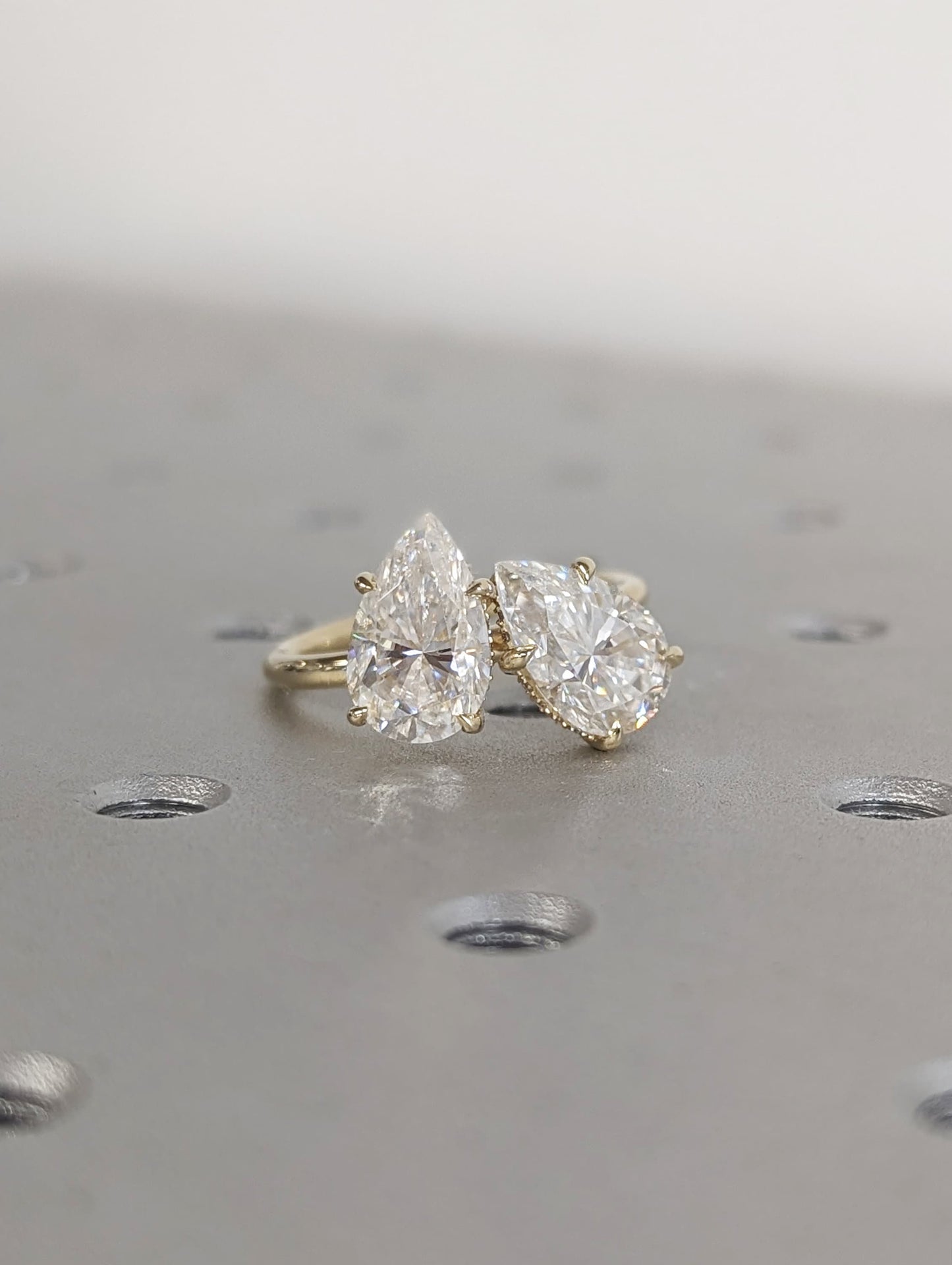 1.2 CT Round Solitaire Moissanite Engagement Ring