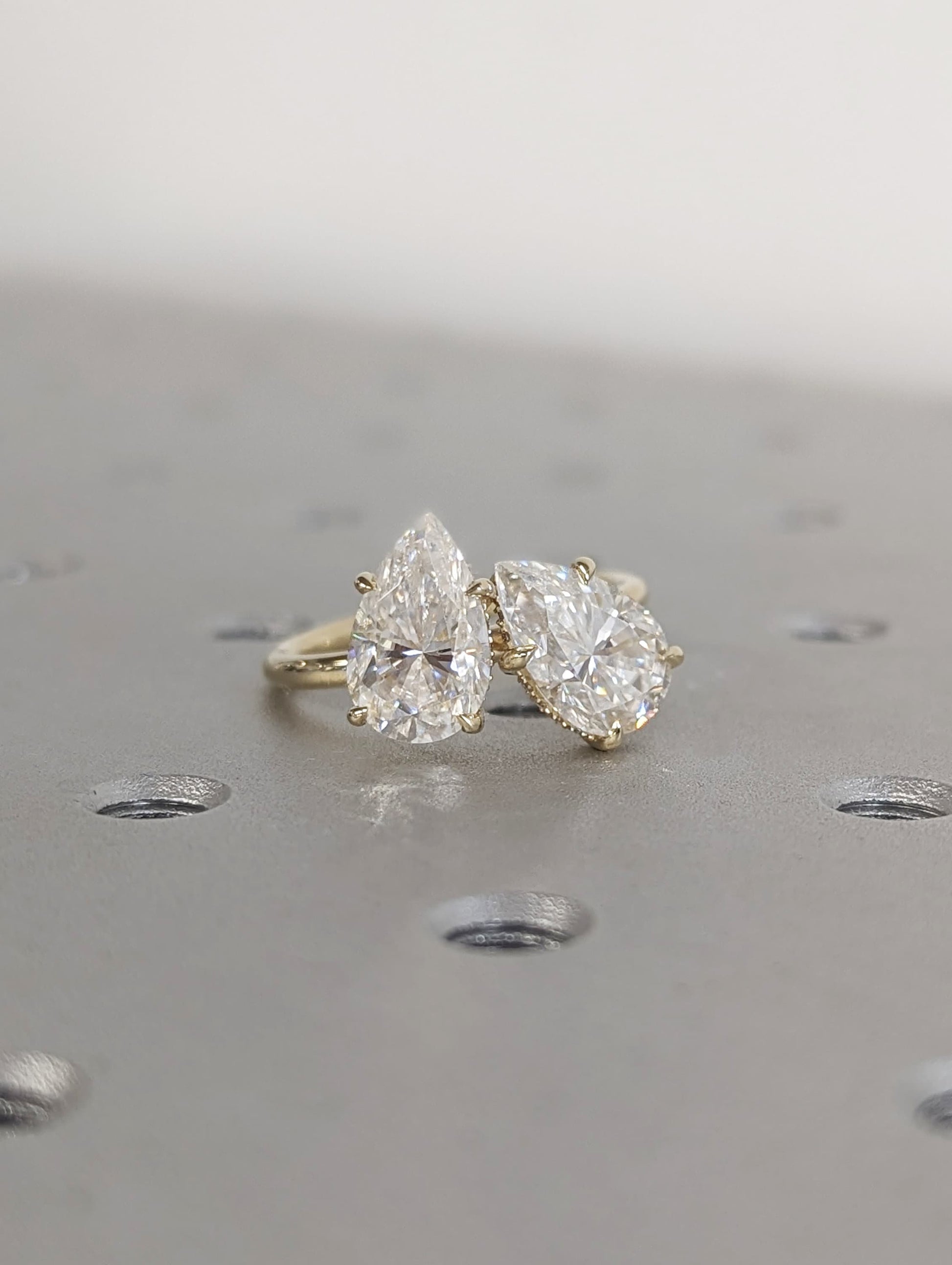 1.2 CT Round Solitaire Moissanite Engagement Ring