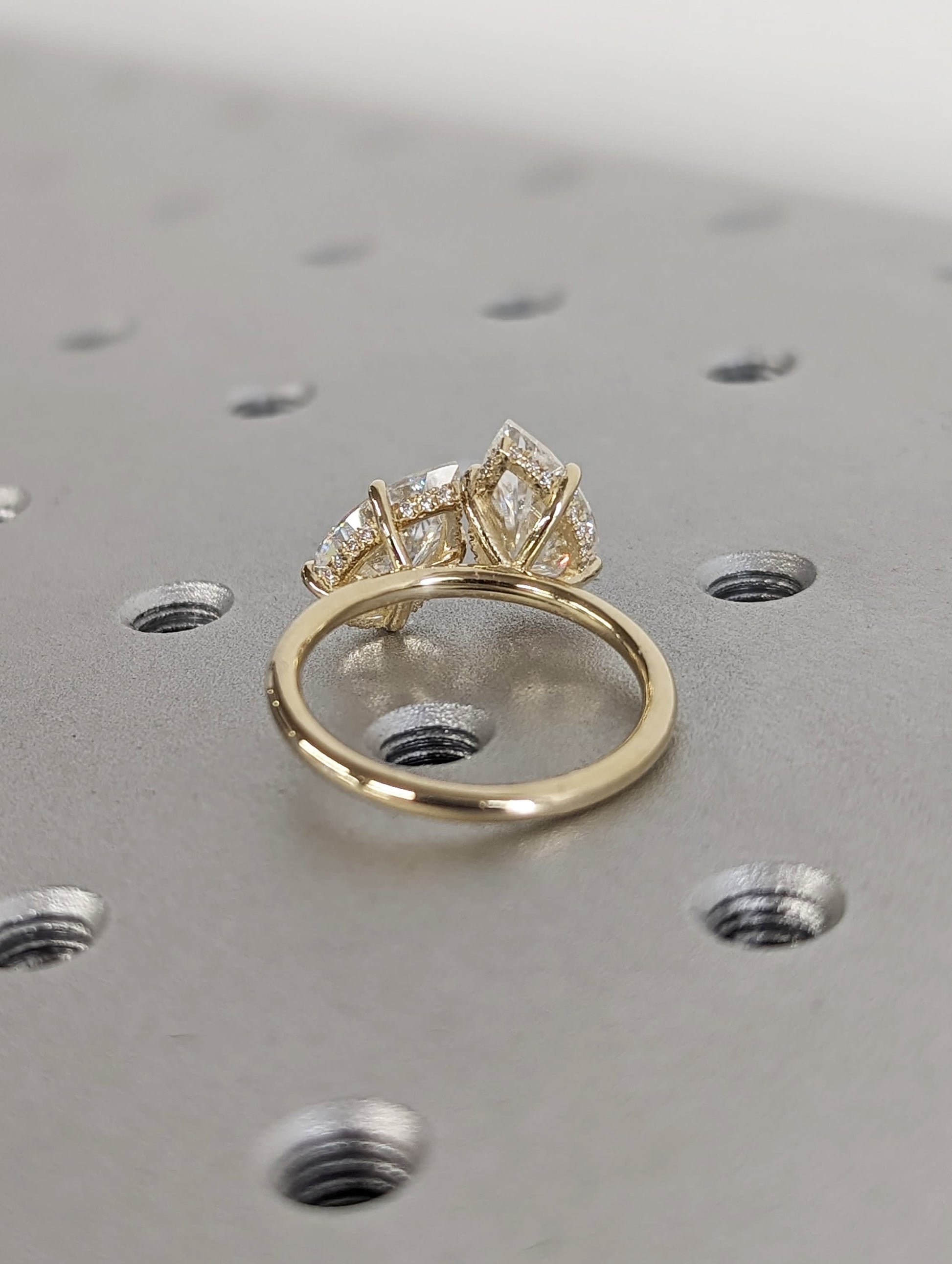 1.2 CT Round Solitaire Moissanite Engagement Ring
