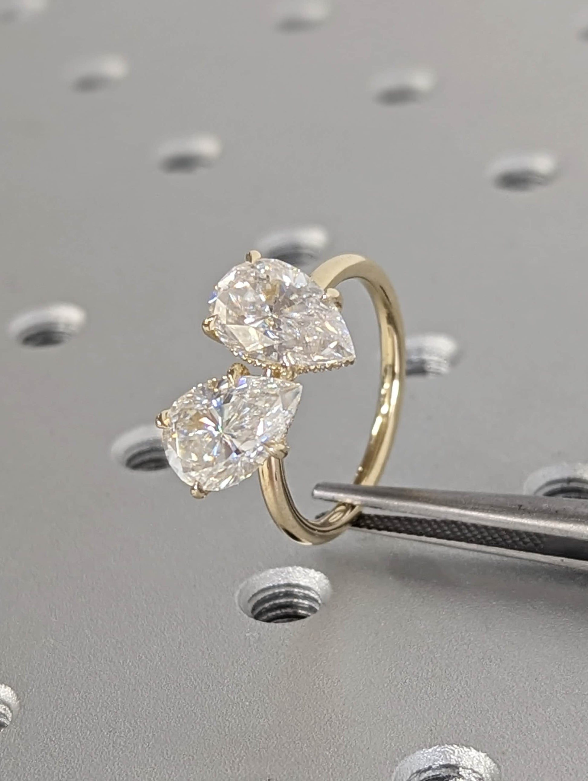 1.2 CT Round Solitaire Moissanite Engagement Ring