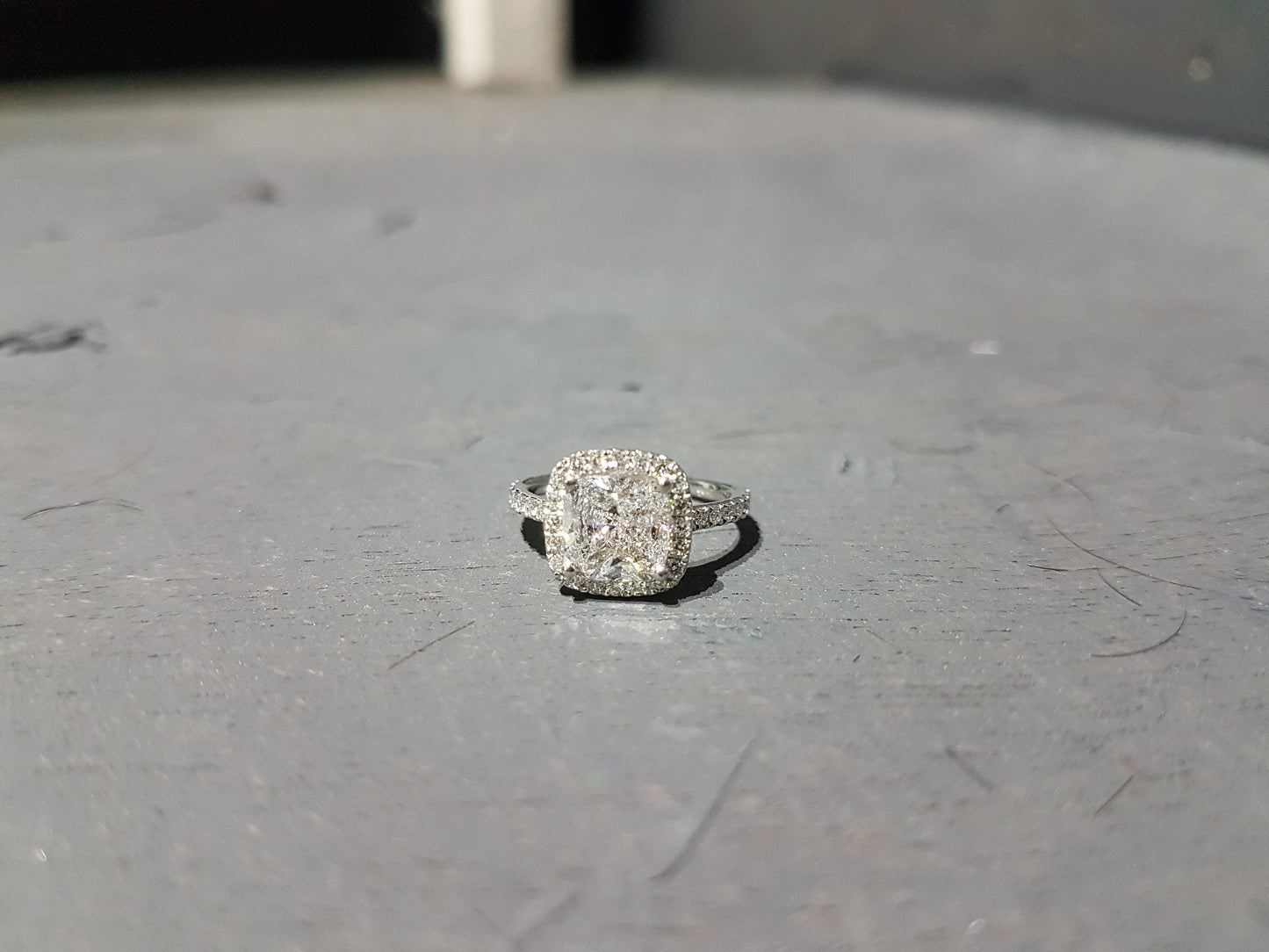 1.2 CT Round Solitaire Moissanite Engagement Ring