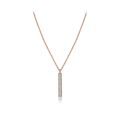 0.5 TCW Round Moissanite Pendant Necklace