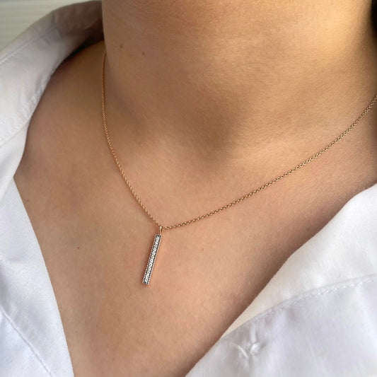 0.5 TCW Round Moissanite Pendant Necklace