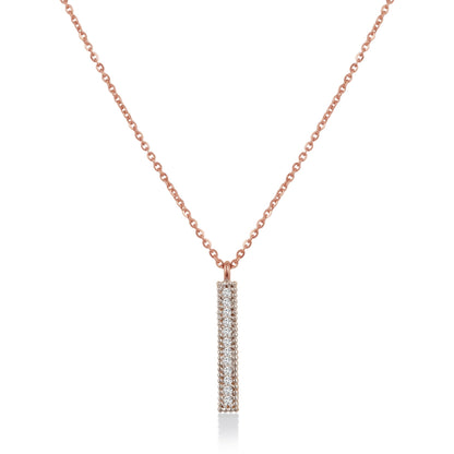 0.5 TCW Round Moissanite Pendant Necklace