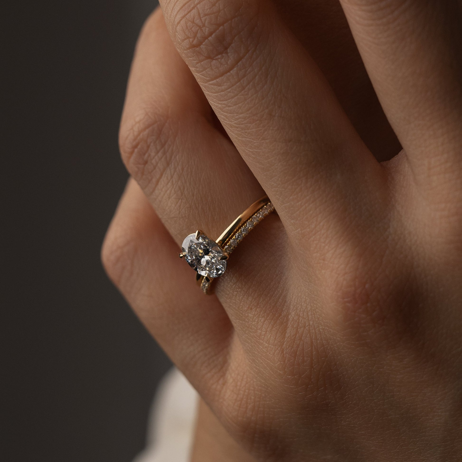 0.21 TCW Round Half Eternity Moissanite Wedding Band