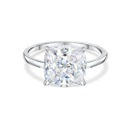 1.22 CT Elongated Cushion Solitaire Moissanite Engagement Ring