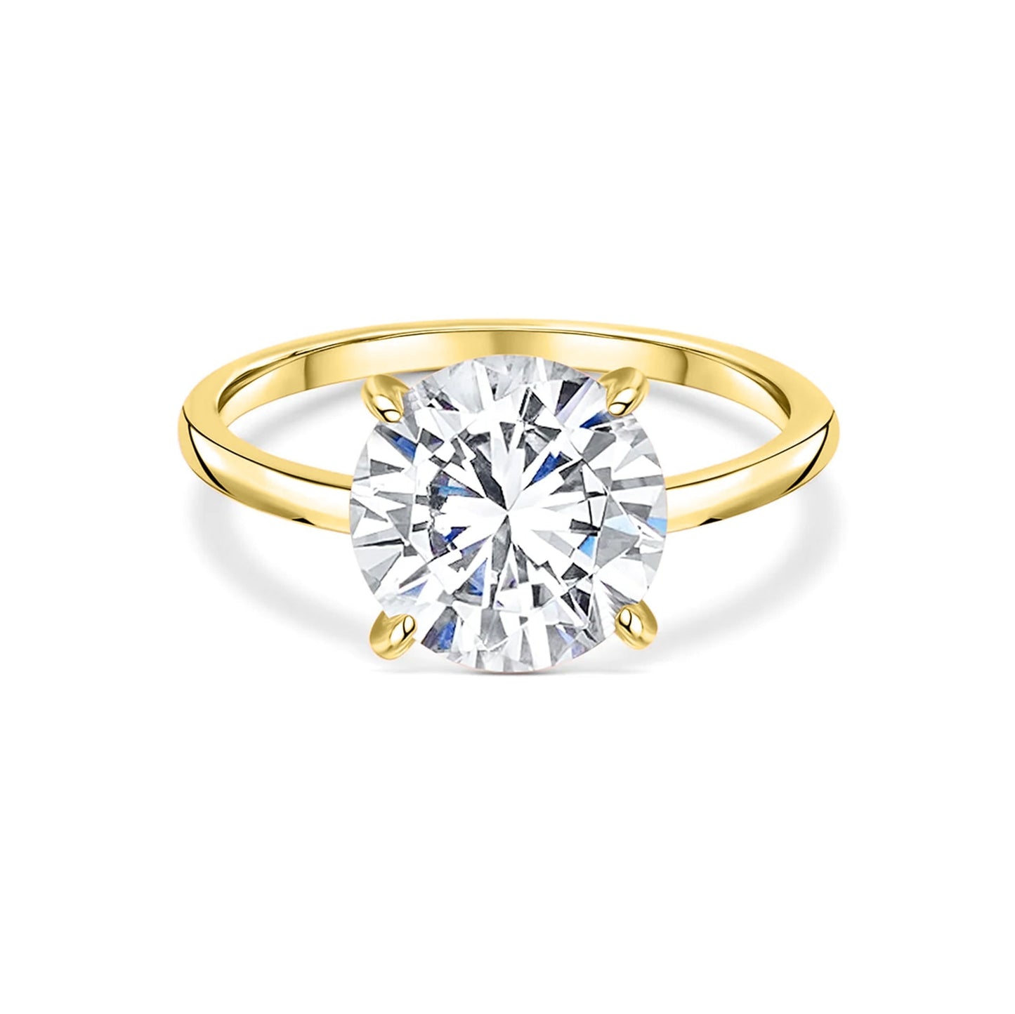 1.22 CT Elongated Cushion Solitaire Moissanite Engagement Ring