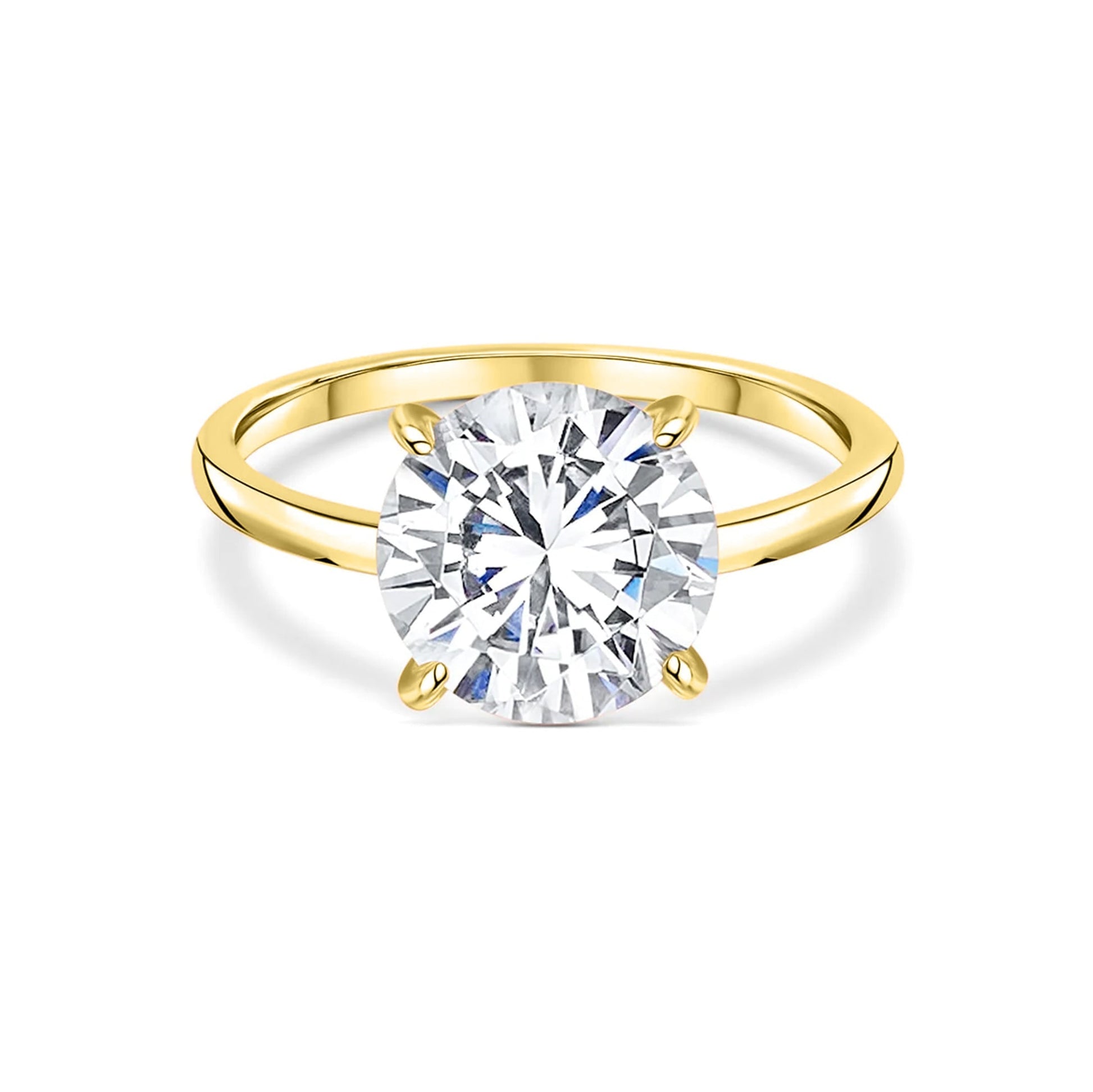 1.22 CT Elongated Cushion Solitaire Moissanite Engagement Ring