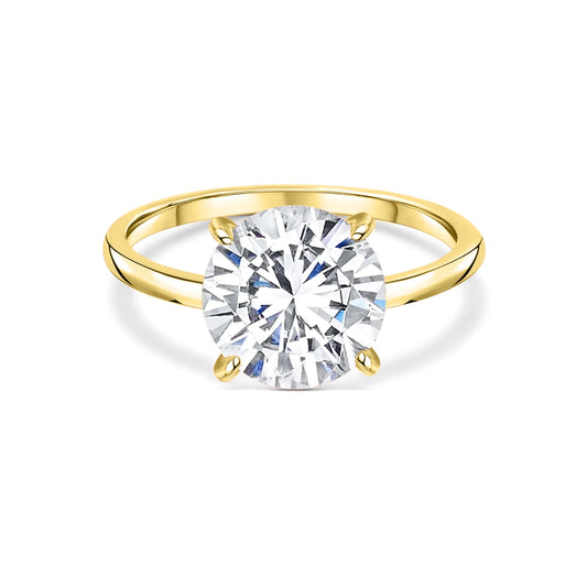 1.22 CT Elongated Cushion Solitaire Moissanite Engagement Ring