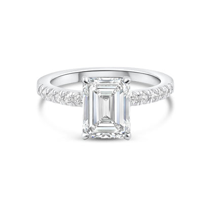 1.22 CT Elongated Cushion Solitaire Moissanite Engagement Ring