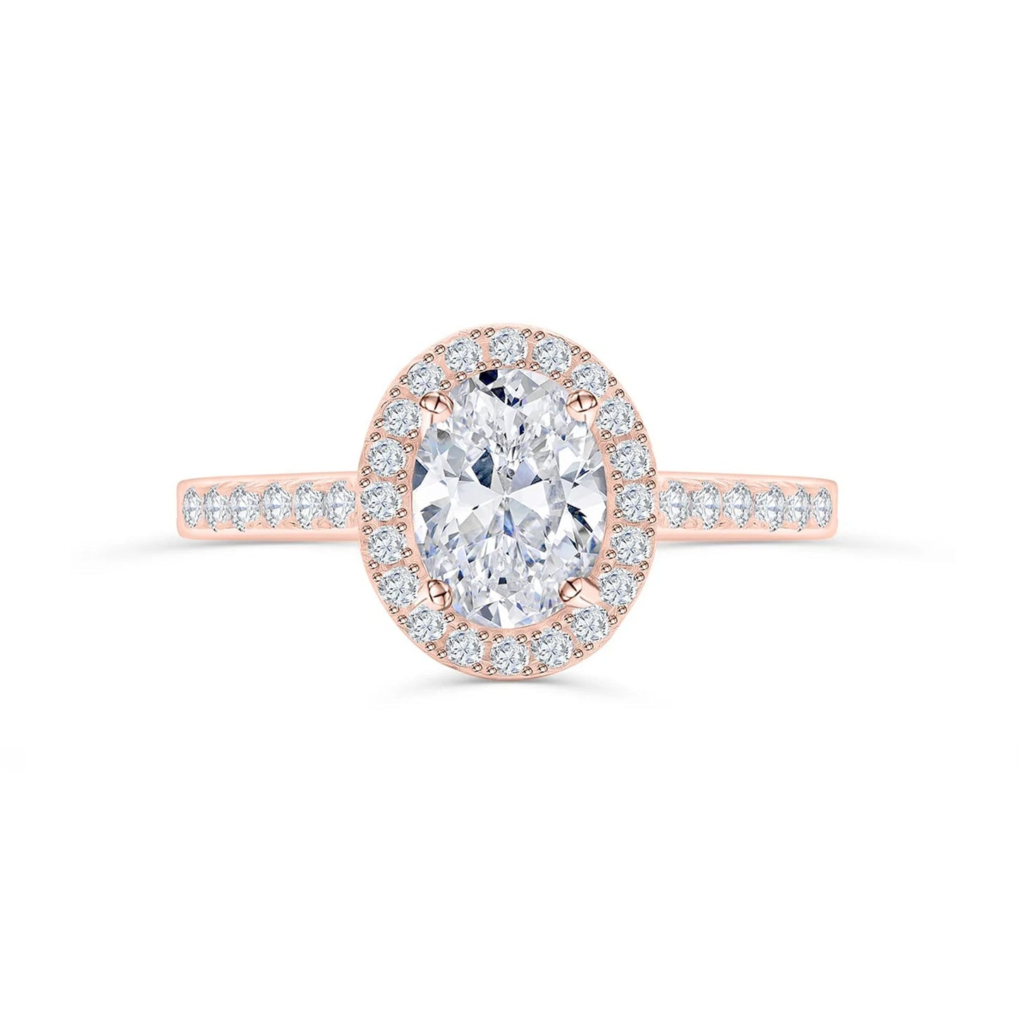 1.22 CT Elongated Cushion Solitaire Moissanite Engagement Ring