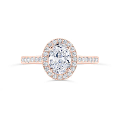 1.22 CT Elongated Cushion Solitaire Moissanite Engagement Ring