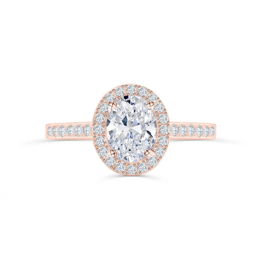 1.22 CT Elongated Cushion Solitaire Moissanite Engagement Ring