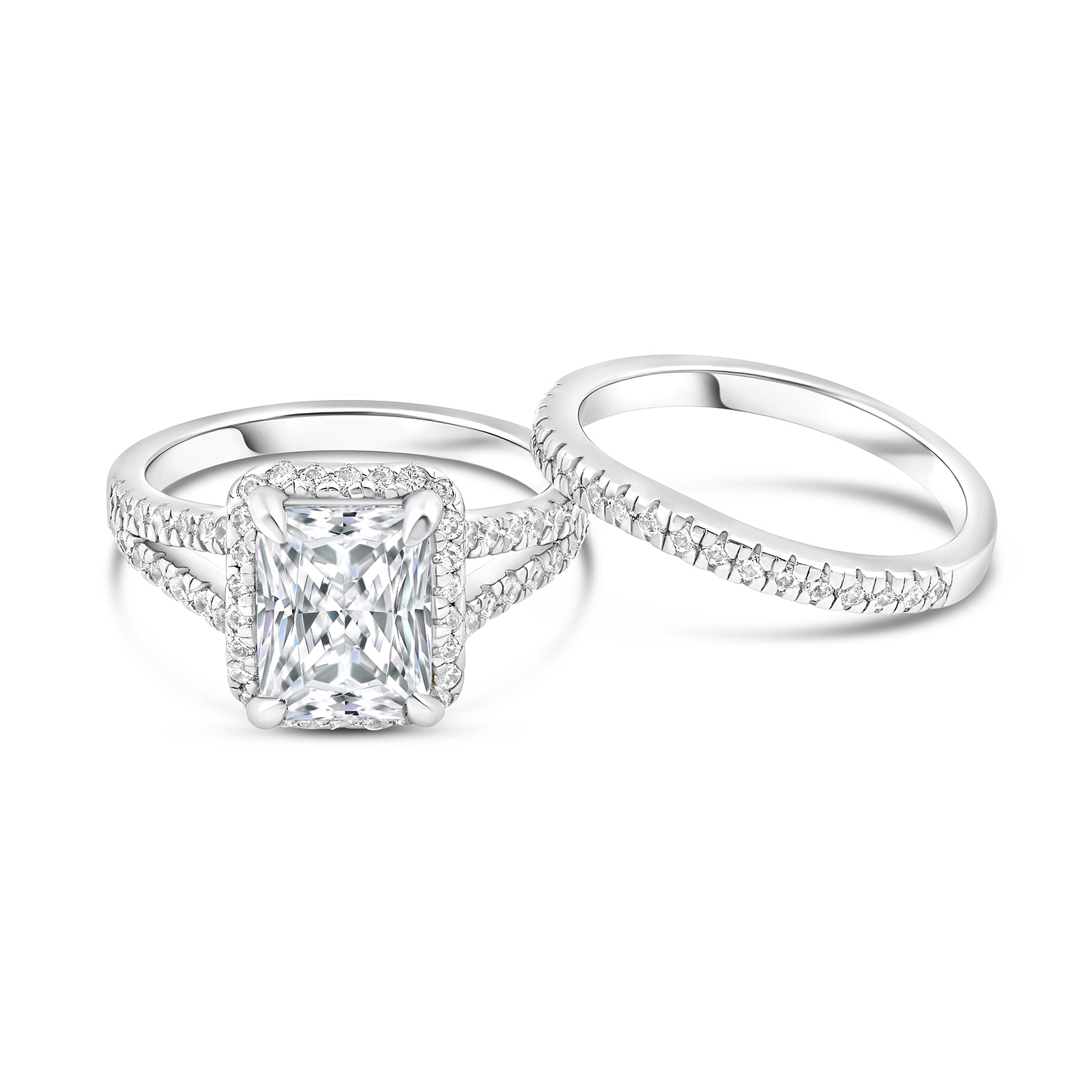 1.22 CT Elongated Cushion Solitaire Moissanite Engagement Ring