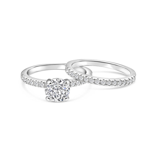 1.22 CT Elongated Cushion Solitaire Moissanite Engagement Ring