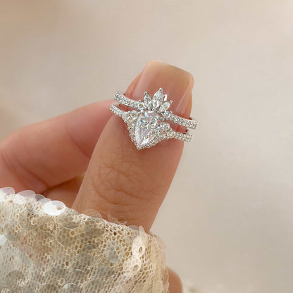 1.22 CT Elongated Cushion Solitaire Moissanite Engagement Ring
