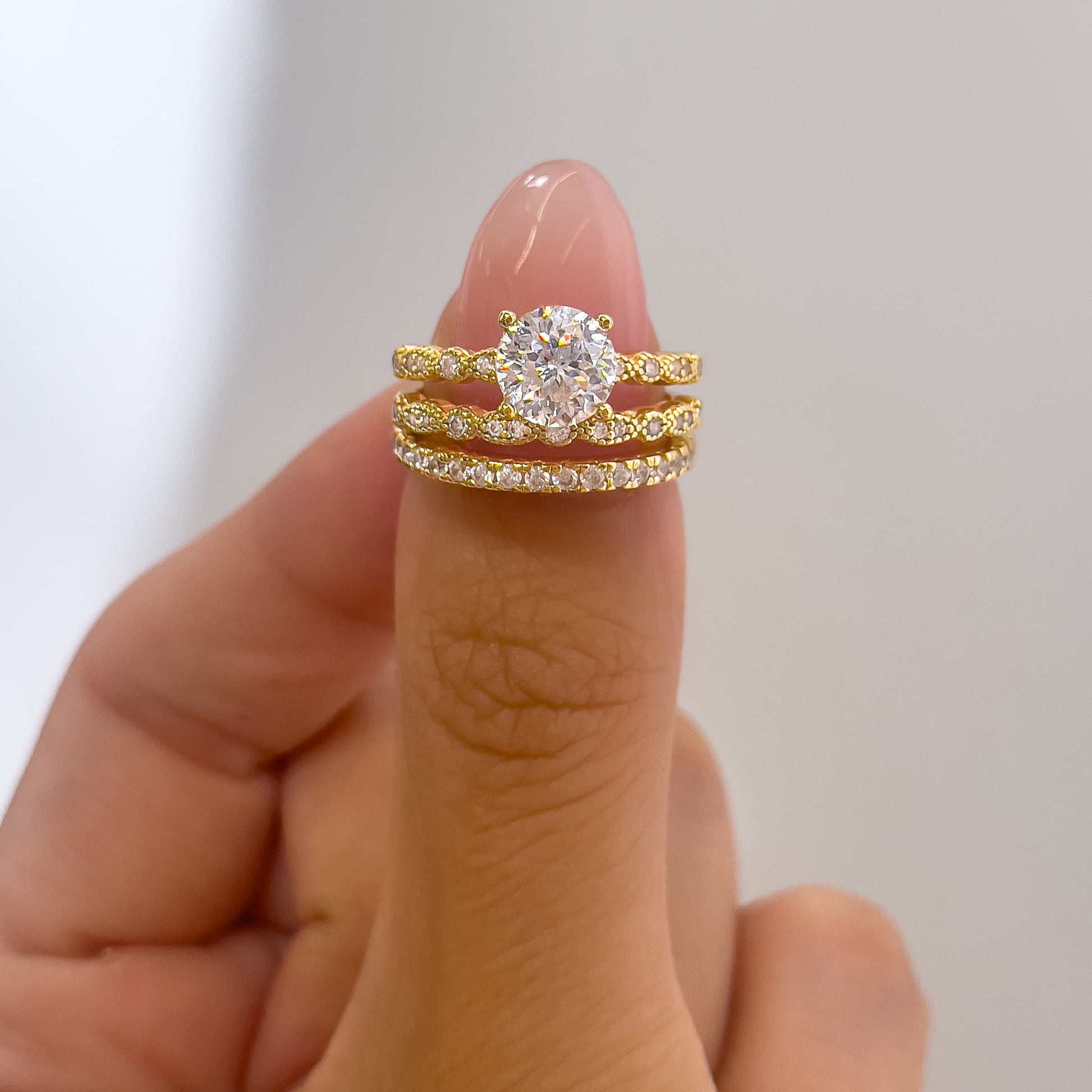 1.22 CT Elongated Cushion Solitaire Moissanite Engagement Ring