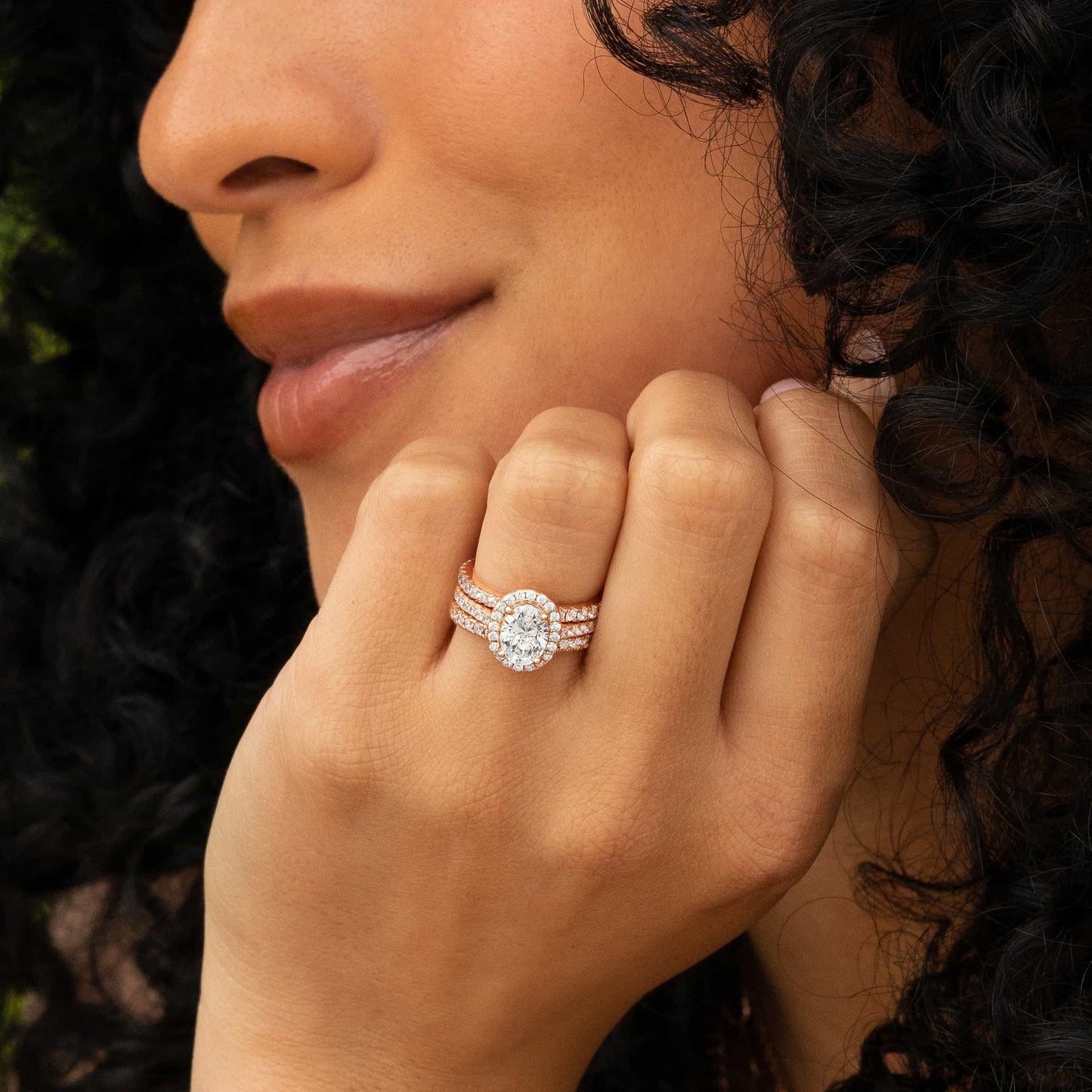 1.22 CT Elongated Cushion Solitaire Moissanite Engagement Ring