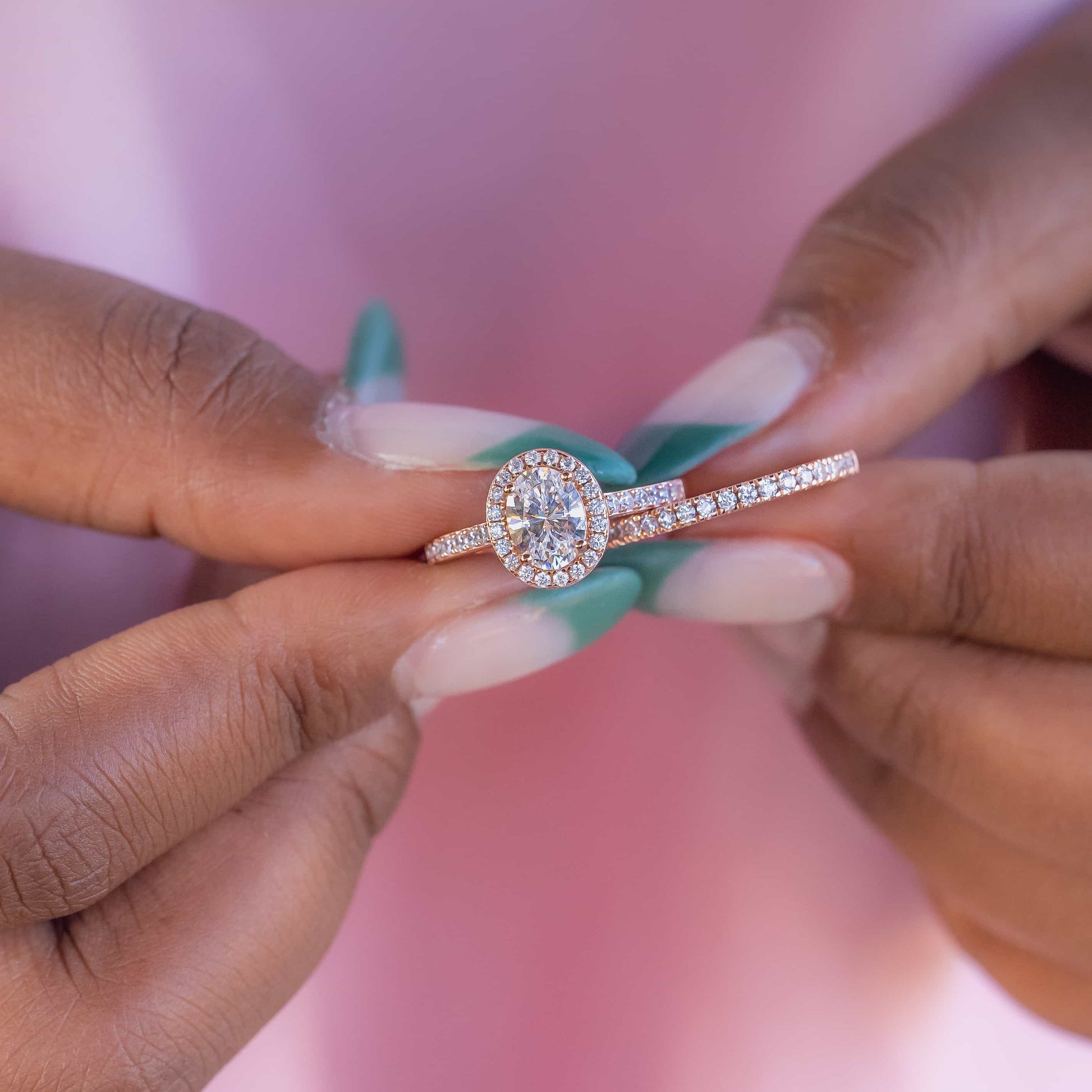 1.22 CT Elongated Cushion Solitaire Moissanite Engagement Ring