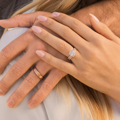 1.22 CT Elongated Cushion Solitaire Moissanite Engagement Ring