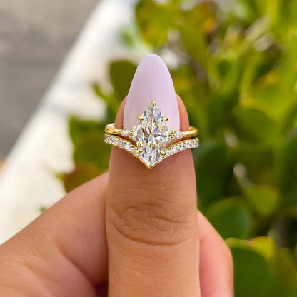 1.22 CT Elongated Cushion Solitaire Moissanite Engagement Ring