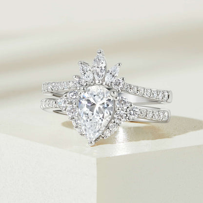 1.22 CT Elongated Cushion Solitaire Moissanite Engagement Ring