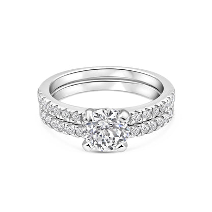 1.22 CT Elongated Cushion Solitaire Moissanite Engagement Ring