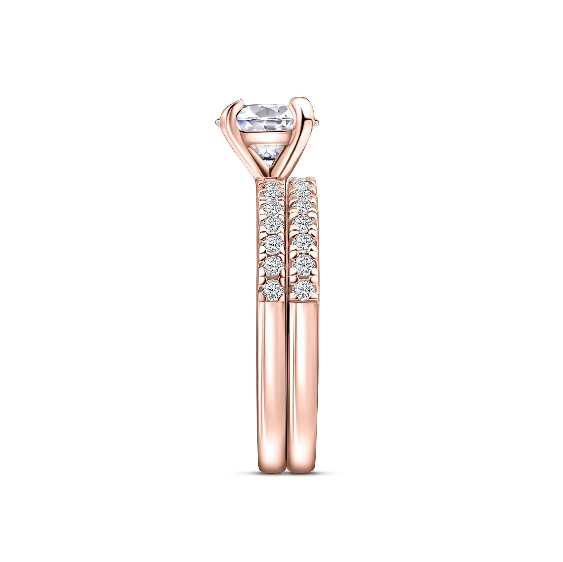 1.22 CT Elongated Cushion Solitaire Moissanite Engagement Ring