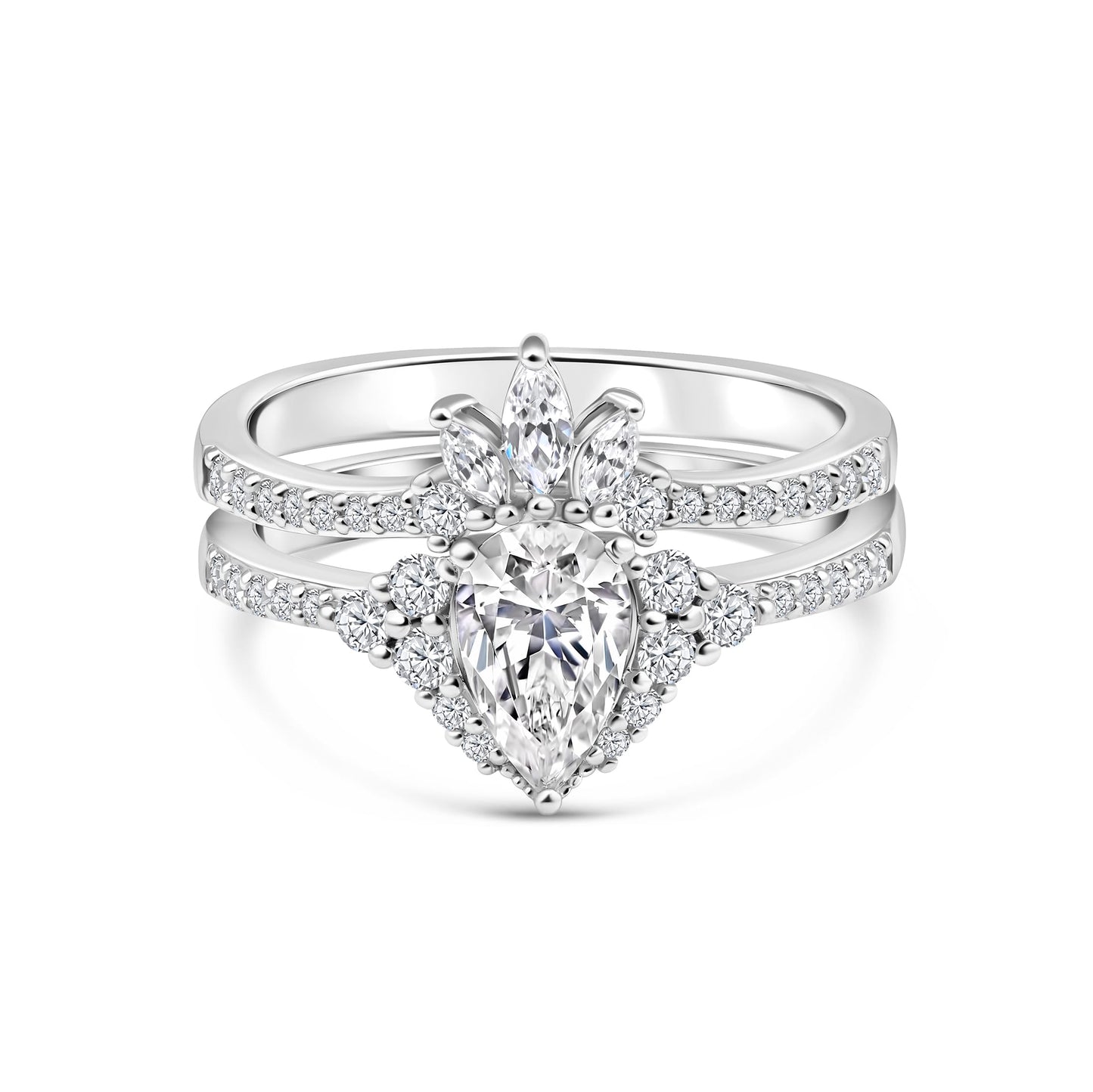 1.22 CT Elongated Cushion Solitaire Moissanite Engagement Ring