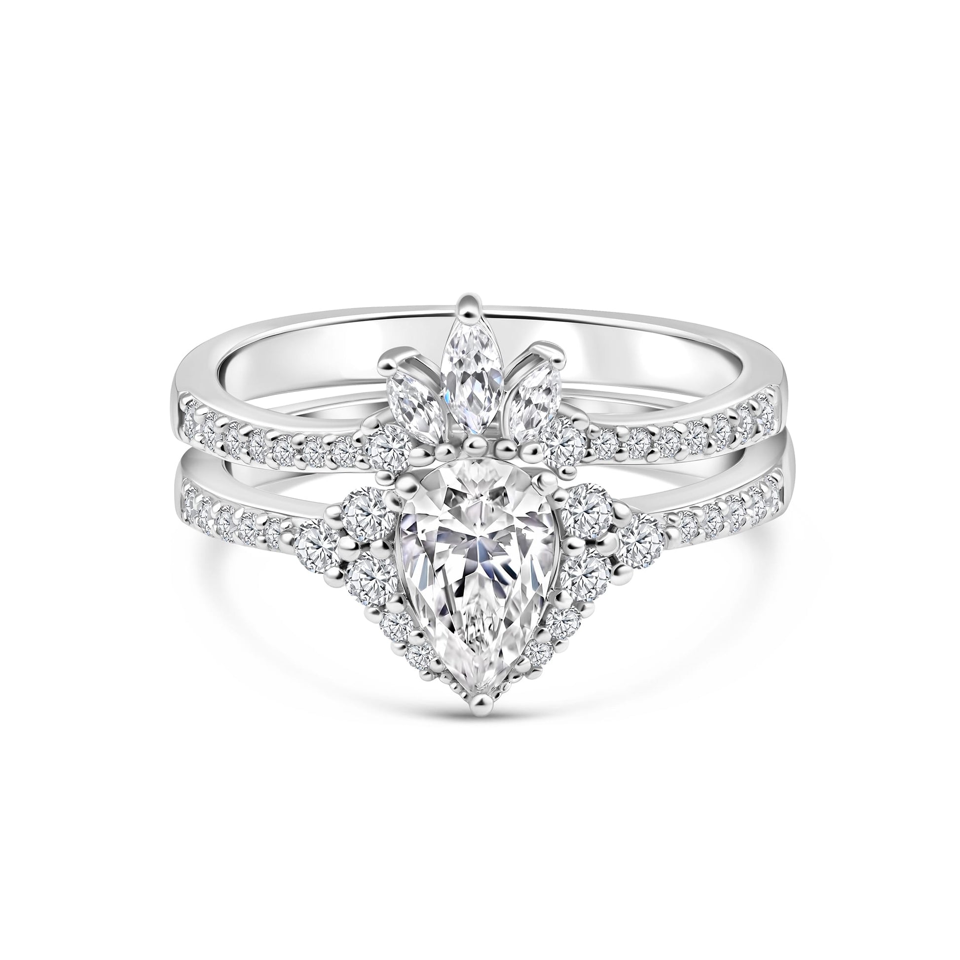 1.22 CT Elongated Cushion Solitaire Moissanite Engagement Ring