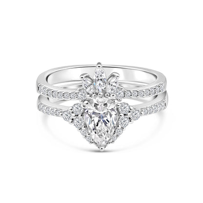 1.22 CT Elongated Cushion Solitaire Moissanite Engagement Ring