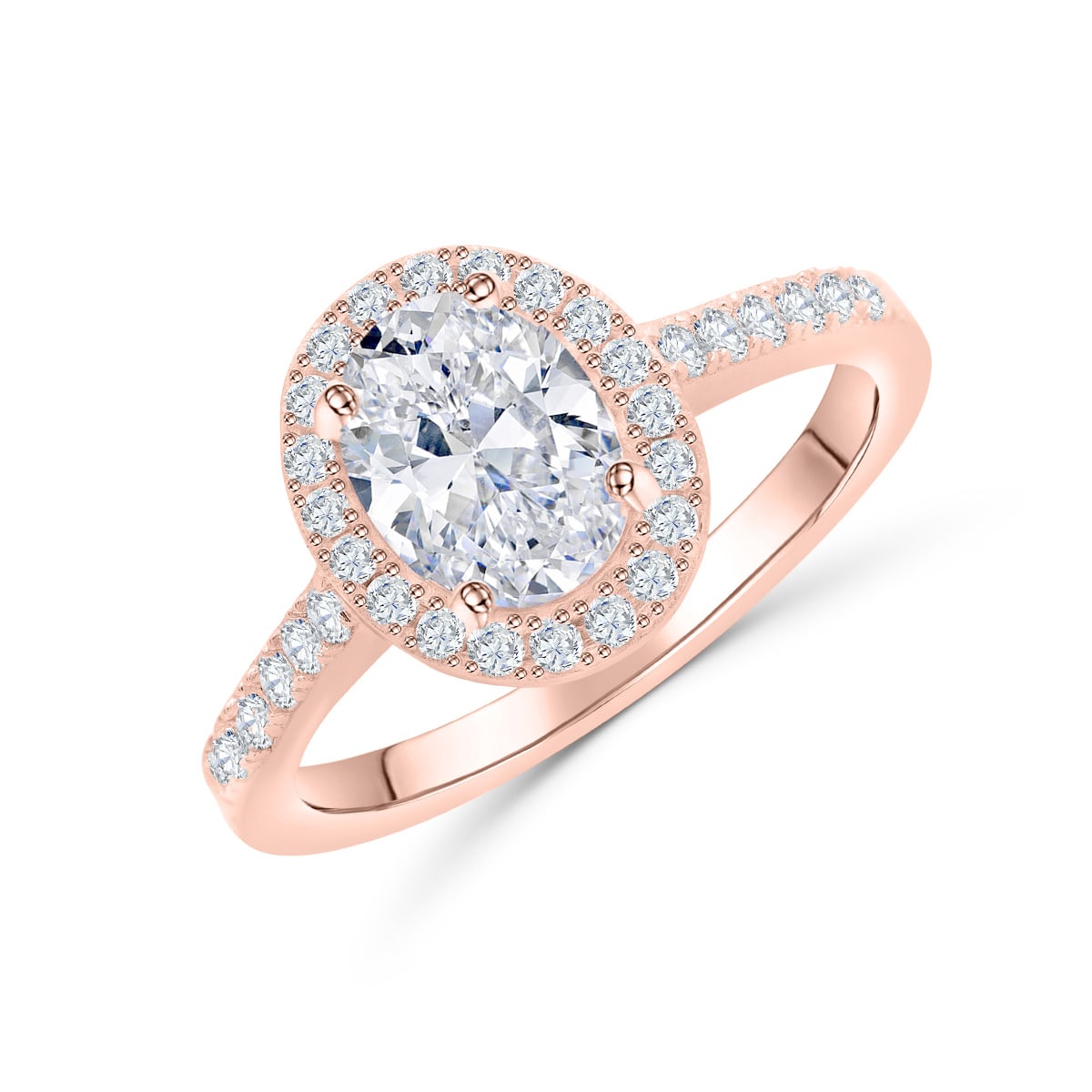 1.22 CT Elongated Cushion Solitaire Moissanite Engagement Ring