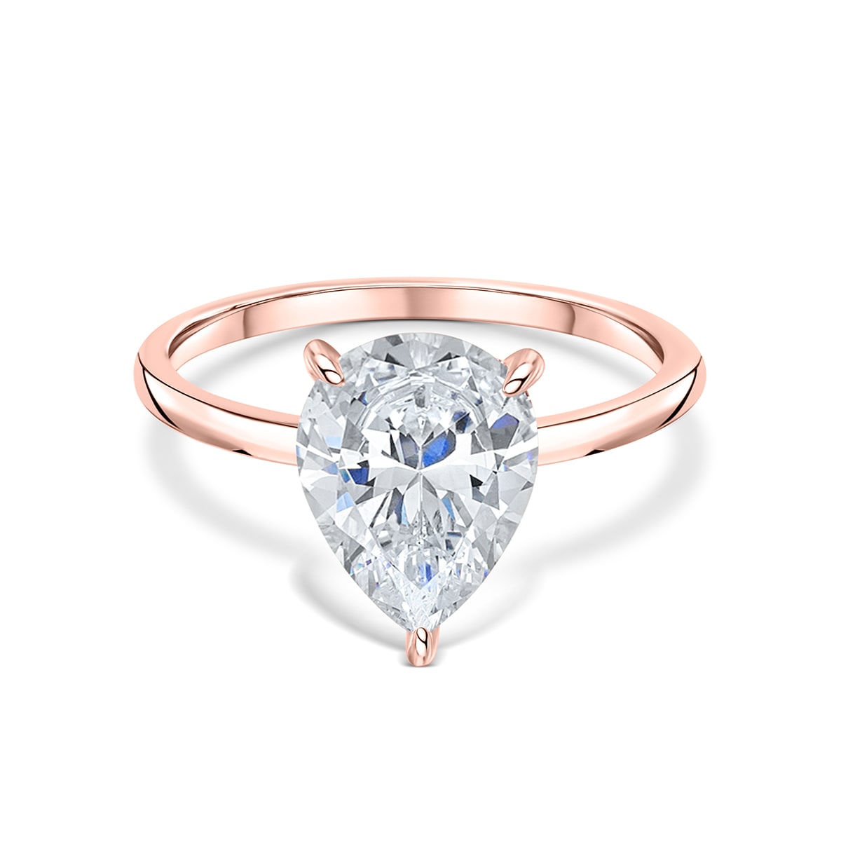 1.22 CT Elongated Cushion Solitaire Moissanite Engagement Ring
