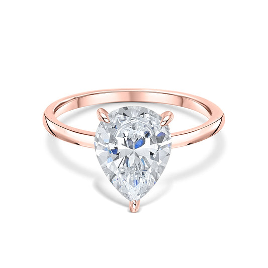 1.22 CT Elongated Cushion Solitaire Moissanite Engagement Ring