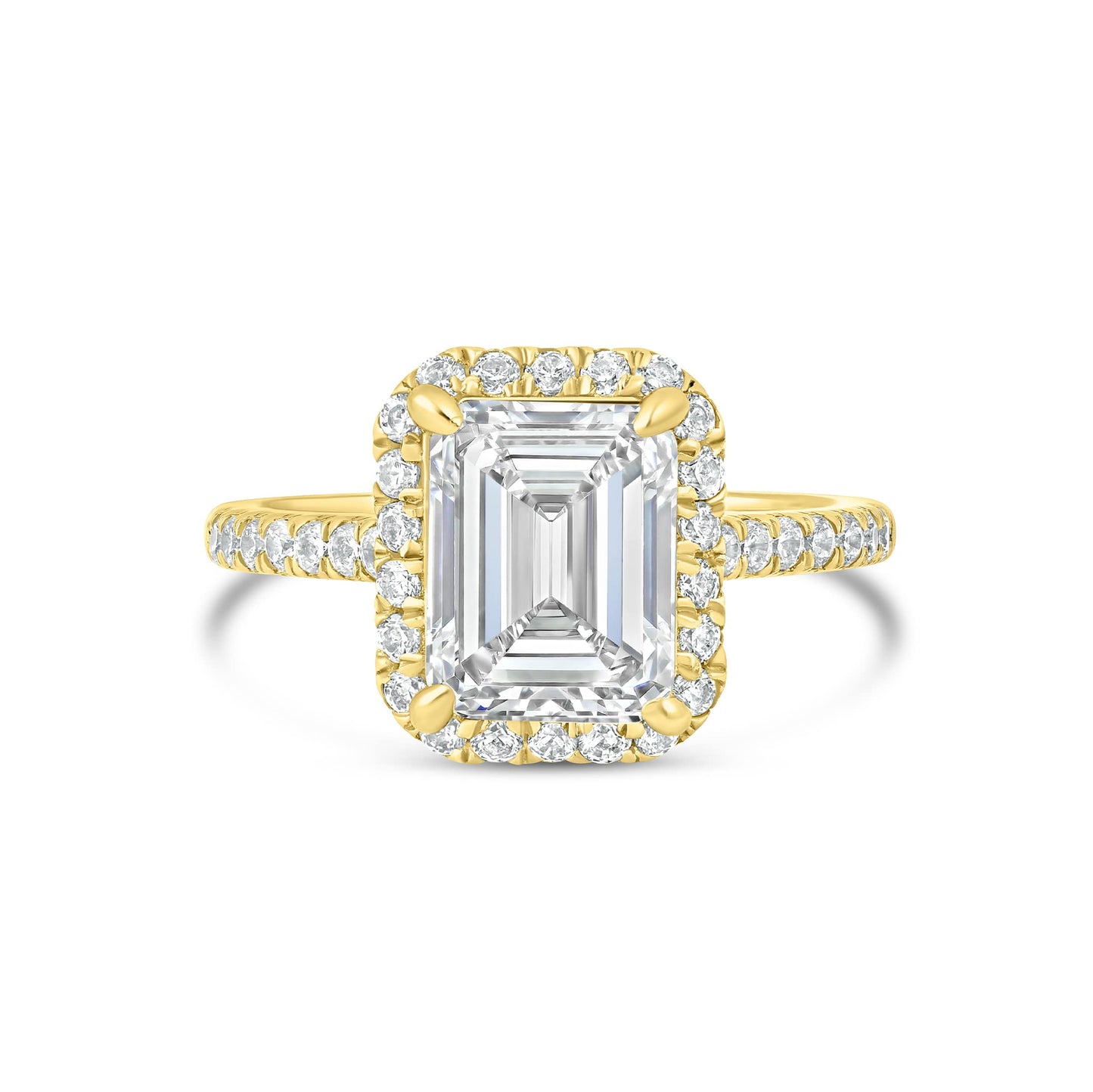 1.22 CT Elongated Cushion Solitaire Moissanite Engagement Ring