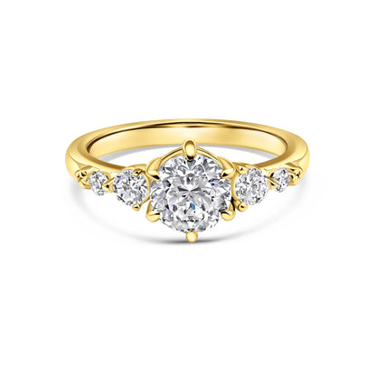 1.22 CT Elongated Cushion Solitaire Moissanite Engagement Ring