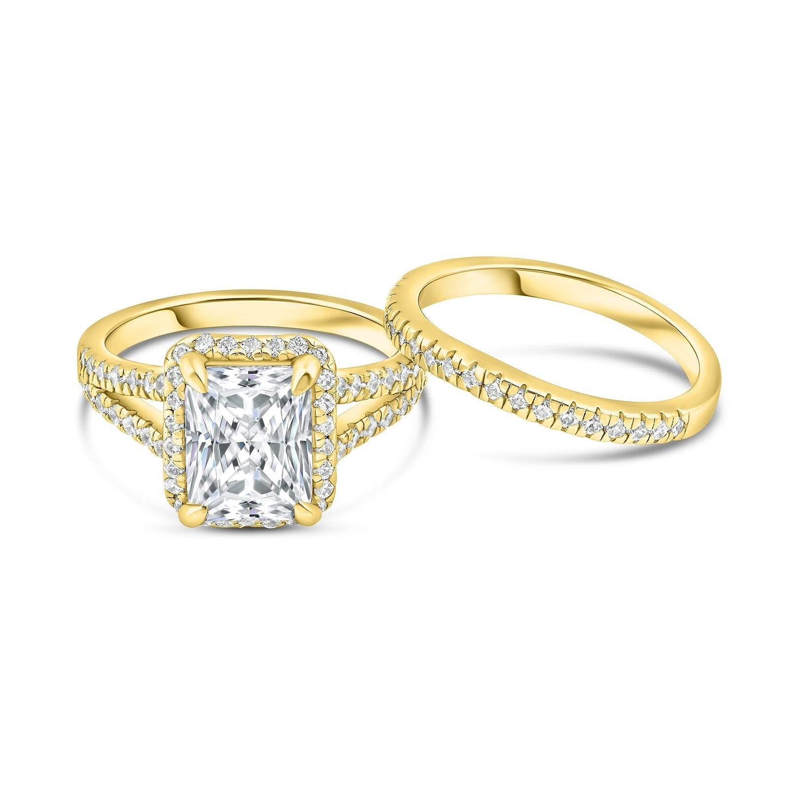 1.22 CT Elongated Cushion Solitaire Moissanite Engagement Ring