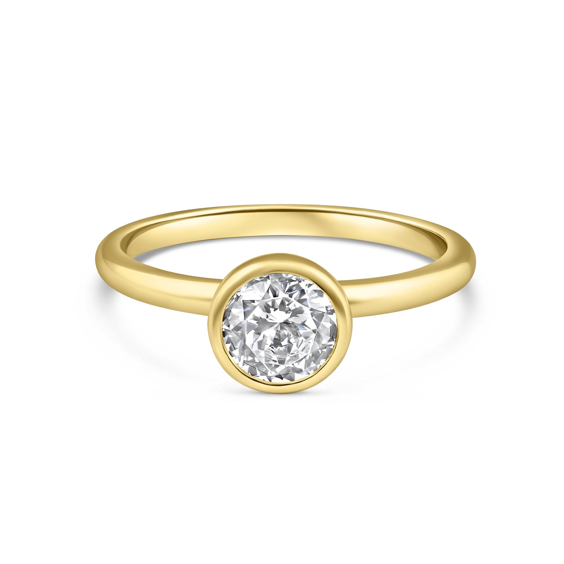 1.22 CT Elongated Cushion Solitaire Moissanite Engagement Ring